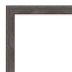 Specchio da Parete Rettangolare Smussato con Cornice in Legno, 30,5" x 24,5"
