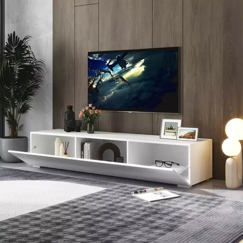 Mobile TV a basso profilo moderno da 62,99" con contenitore