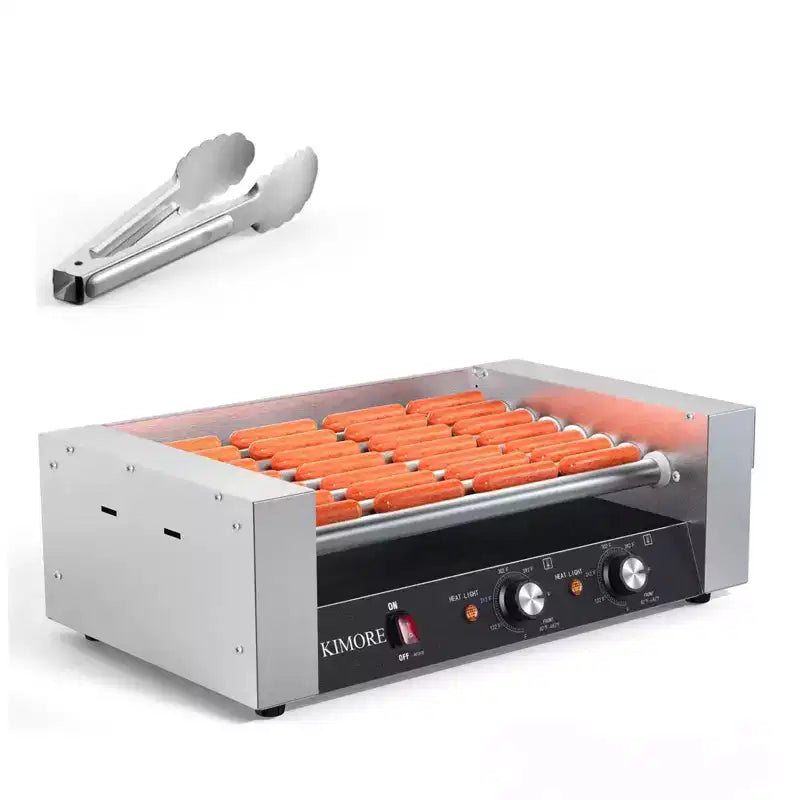 Griglia per Hot Dog a 11 rulli con Doppio Controllo della Temperatura