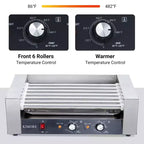Griglia per Hot Dog a 11 rulli con Doppio Controllo della Temperatura