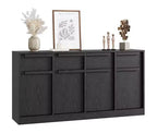 Mobile buffet credenza con cassetti – Contenitore a 2 o 4 cassetti per cucina e sala da pranzo