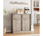Mobile buffet credenza con cassetti – Contenitore a 2 o 4 cassetti per cucina e sala da pranzo