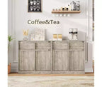 Mobile buffet credenza con cassetti – Contenitore a 2 o 4 cassetti per cucina e sala da pranzo