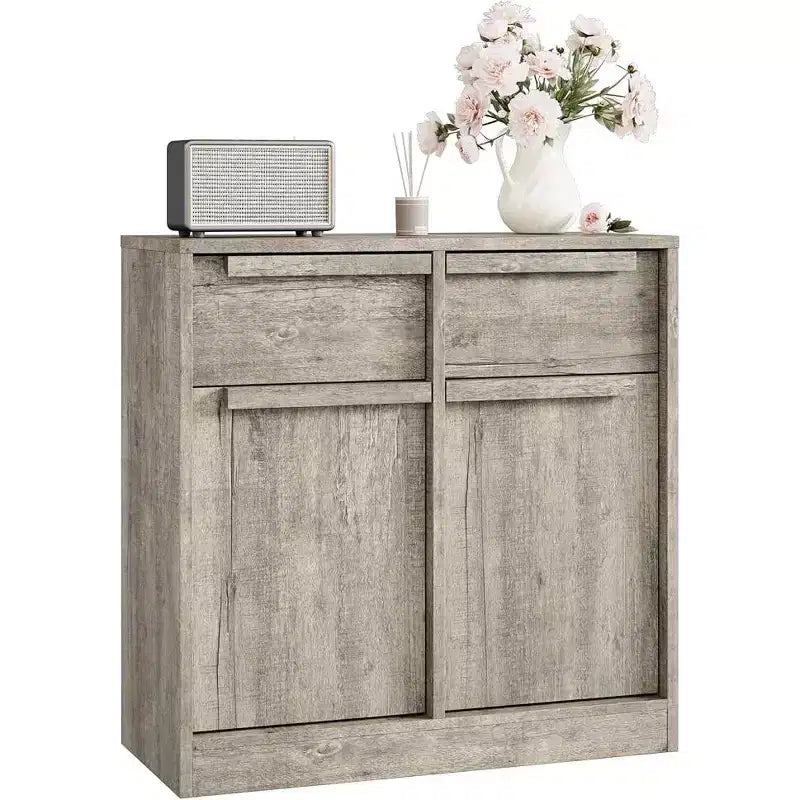 Mobile buffet credenza con cassetti – Contenitore a 2 o 4 cassetti per cucina e sala da pranzo