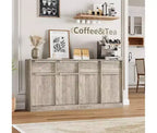 Mobile buffet credenza con cassetti – Contenitore a 2 o 4 cassetti per cucina e sala da pranzo