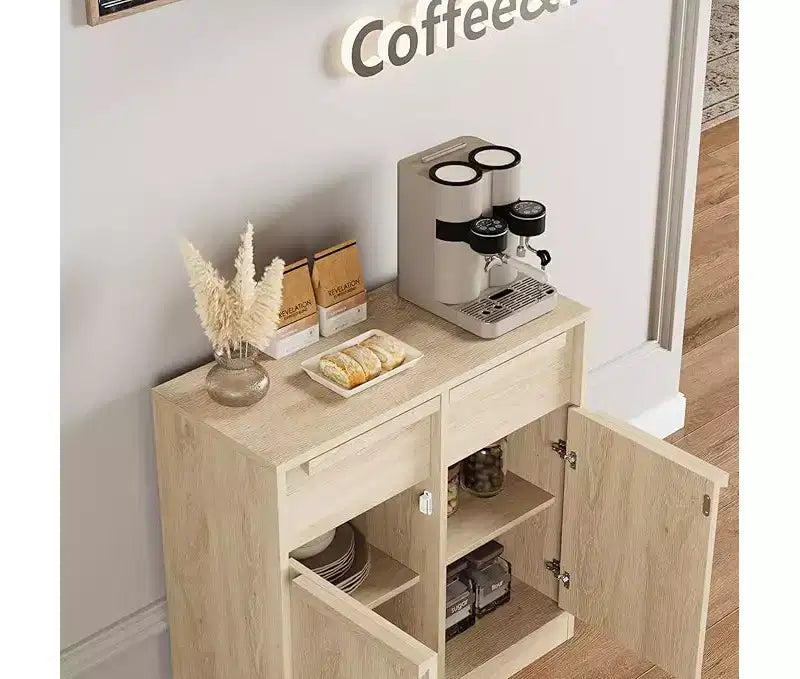 Mobile buffet credenza con cassetti – Contenitore a 2 o 4 cassetti per cucina e sala da pranzo