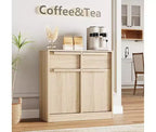 Mobile buffet credenza con cassetti – Contenitore a 2 o 4 cassetti per cucina e sala da pranzo