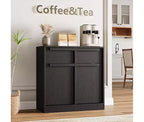 Mobile buffet credenza con cassetti – Contenitore a 2 o 4 cassetti per cucina e sala da pranzo
