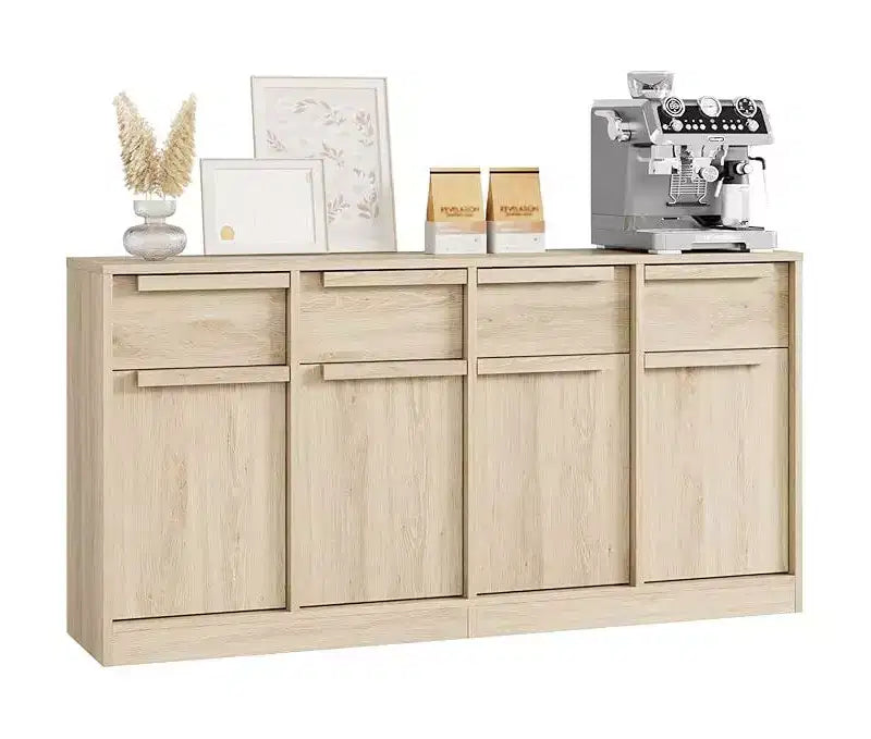 Mobile buffet credenza con cassetti – Contenitore a 2 o 4 cassetti per cucina e sala da pranzo
