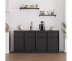 Mobile buffet credenza con cassetti – Contenitore a 2 o 4 cassetti per cucina e sala da pranzo