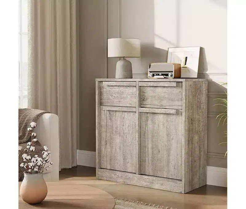 Mobile buffet credenza con cassetti – Contenitore a 2 o 4 cassetti per cucina e sala da pranzo