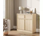 Mobile buffet credenza con cassetti – Contenitore a 2 o 4 cassetti per cucina e sala da pranzo