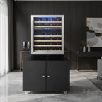Printer Stand with Storage, Mobile Metal File Cabinet for Home Office Organization