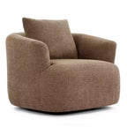 Poltrona girevole a 360° con cuscino decorativo