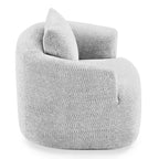 Poltrona girevole a 360° con cuscino decorativo