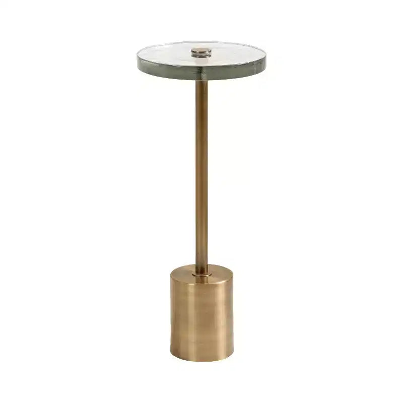 Kate and Laurel Xyler Round Glass Drink Table