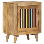 Comodino in Legno Massello di Mango