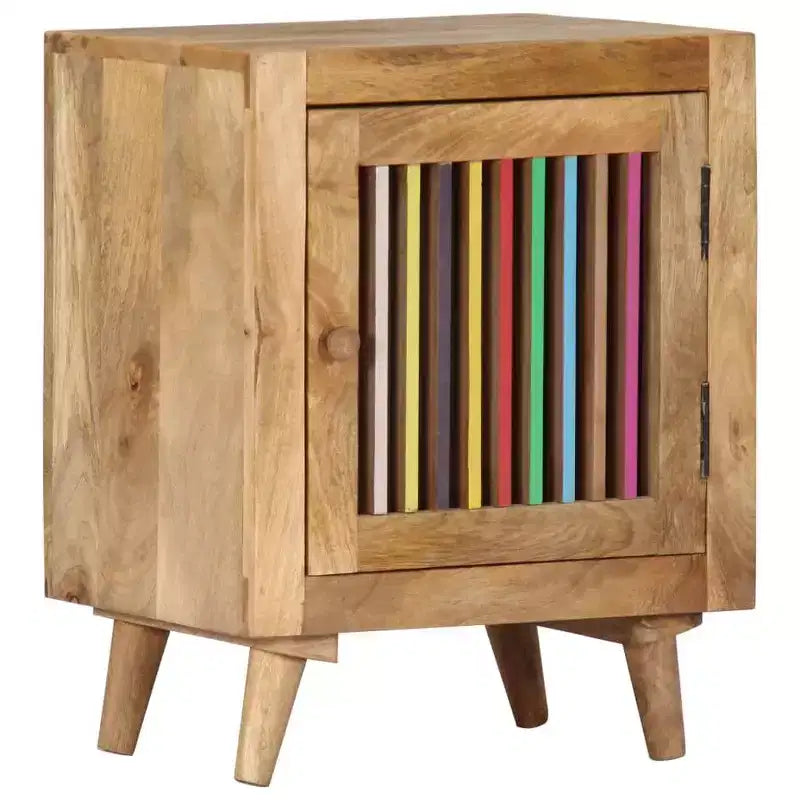 Comodino in Legno Massello di Mango