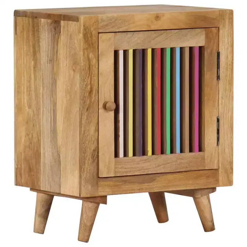 Comodino in Legno Massello di Mango