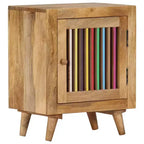 Comodino in Legno Massello di Mango