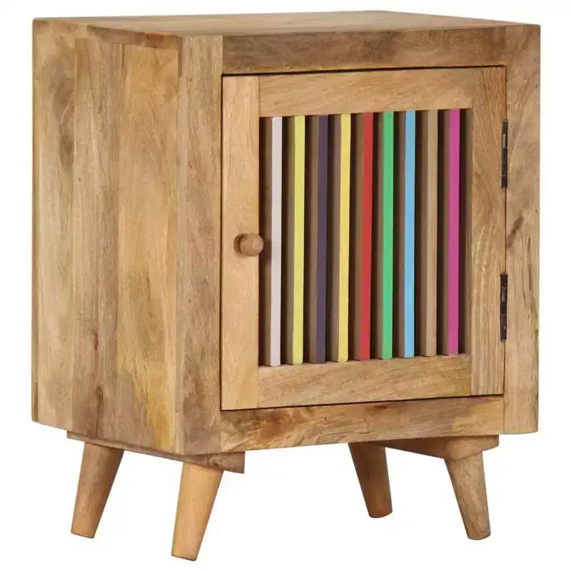Comodino in Legno Massello di Mango