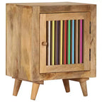 Comodino in Legno Massello di Mango