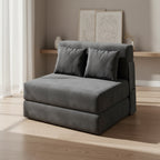 COZONY 4-in-1 Folding Sofa Bed & Sleeper Chair, 80 Convertible Loveseat, Tufted Floor Lounger