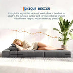 Divano Letto Pieghevole 4-in-1 e Poltrona Letto – Divanetto Trasformabile a Terra