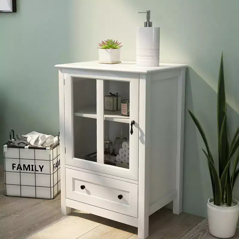 Mobile credenza con ante in vetro
