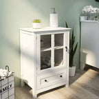 Mobile credenza con ante in vetro