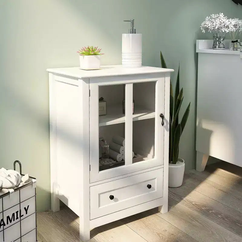 Mobile credenza con ante in vetro