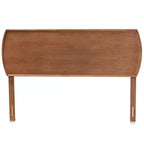 Laurien Wood Headboard Walnut - Baxton Studio