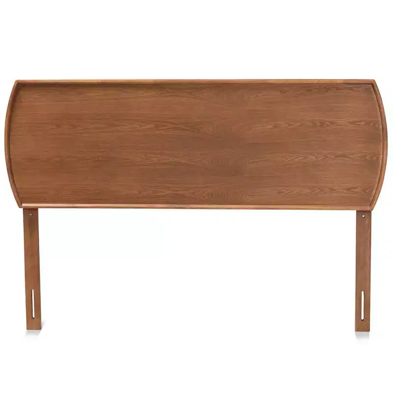 Laurien Wood Headboard Walnut - Baxton Studio