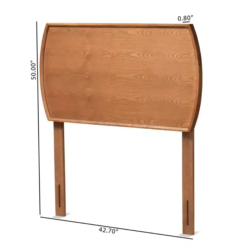 Testiera in legno – Finitura noce