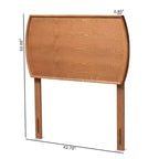 Testiera in legno – Finitura noce