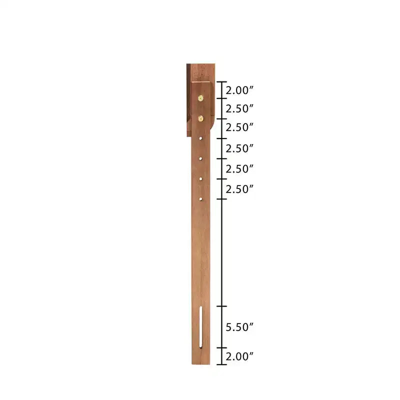 Testiera in legno – Finitura noce