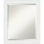 Vanity White Framed Bathroom Vanity Wall Mirror - Amanti Art