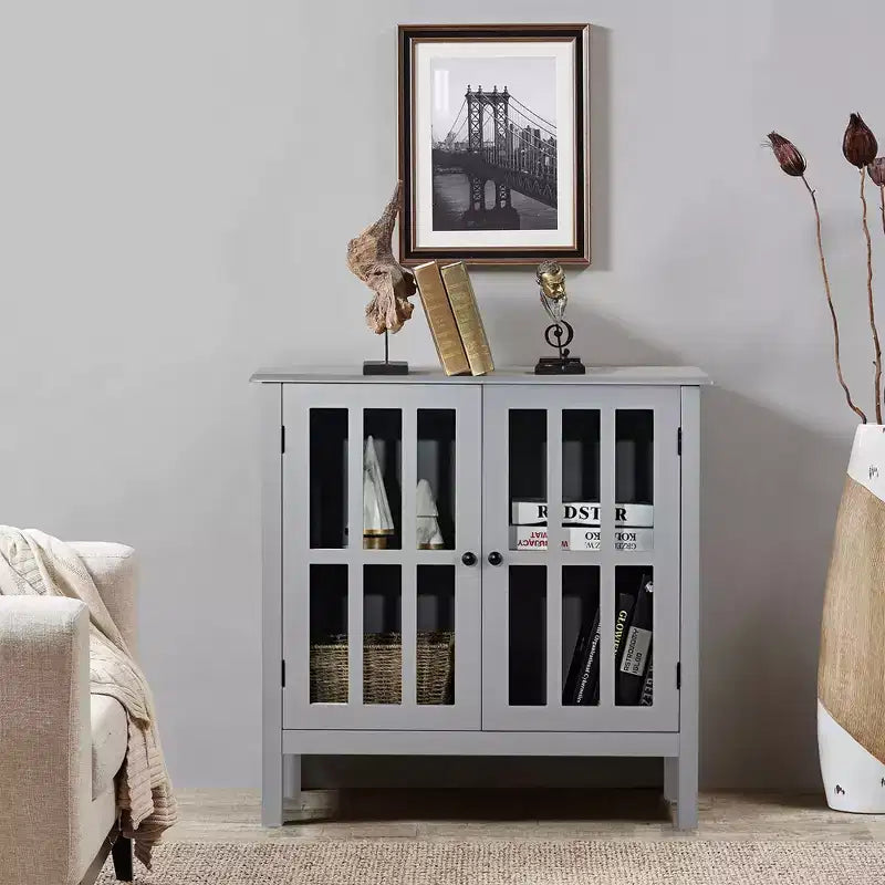 Credenza con ante in vetro