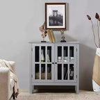 Credenza con ante in vetro