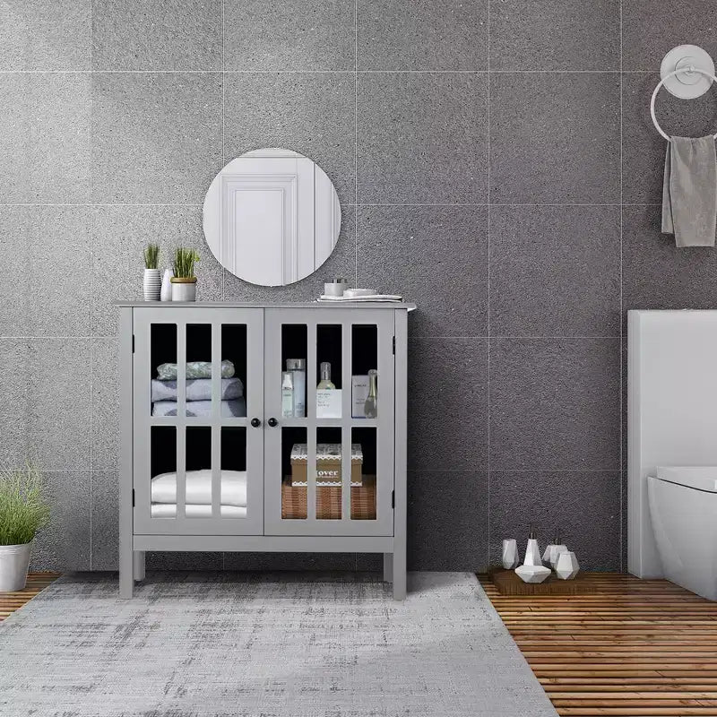 Credenza con ante in vetro