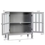 Credenza con ante in vetro