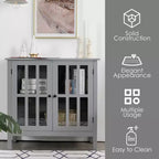 Credenza con ante in vetro