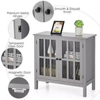 Credenza con ante in vetro