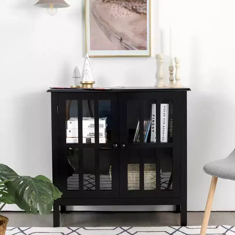 Credenza con ante in vetro
