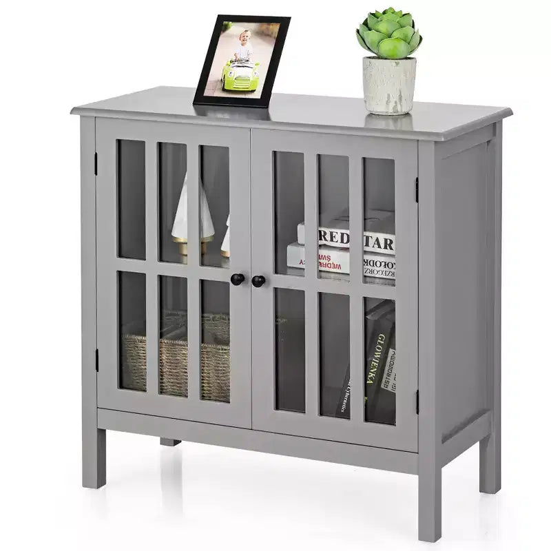 Credenza con ante in vetro