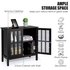Credenza con ante in vetro