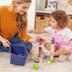 Appendiabiti a 5 scomparti per bambini con panca e contenitori